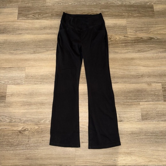 HALARA Pants - Halara Black Crossover High Waisted Flared Yoga Pants Tall Size L 02711051
